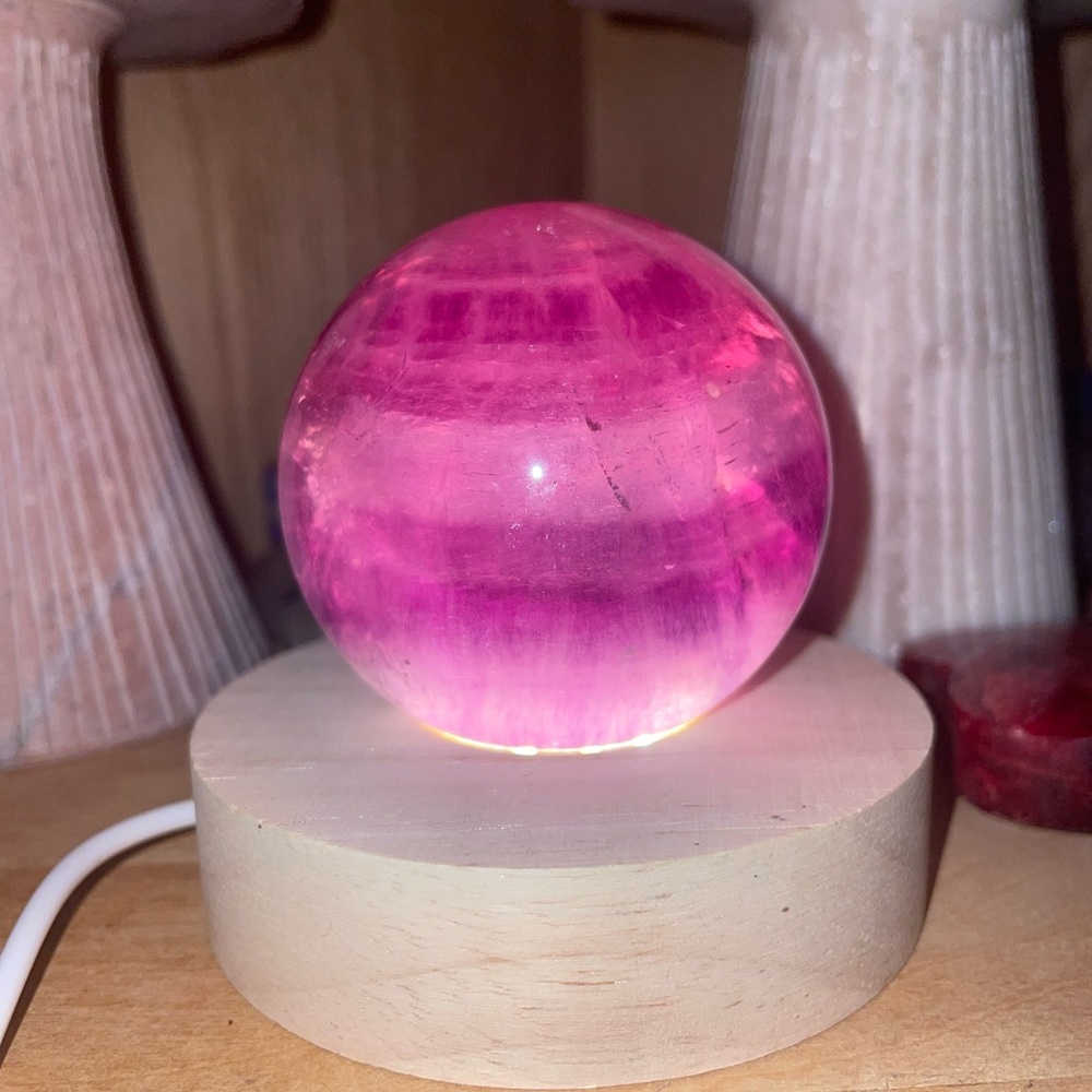 Purple Fluorite LED Light